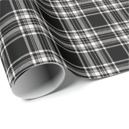 Svart & vit rutig presentpapper