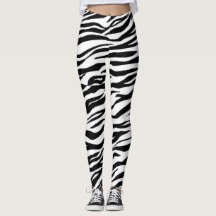 Svart/vit tiggare Skriv ut kvinnlig könsstympning Leggings