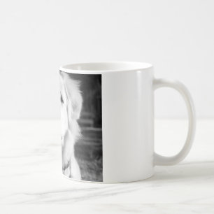 Svart & vit underbara Pyrenees Kaffemugg
