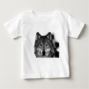 Svart & Vit Varg Konsthantverk T-shirt