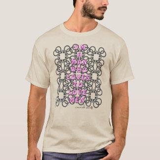 Svart&Vit version:Män som älskar att älska Män T Shirt