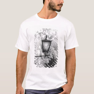 Svart & vit vy av armatur t-shirt