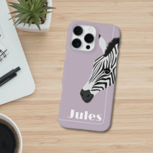 Svart Vit Zebra Rosa lägg till Namn