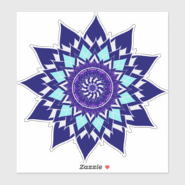 Svart&vita cosmos klistermärken