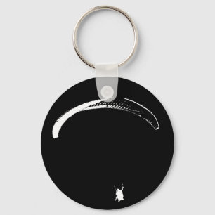 Svart- & vitfallskärm - Keychain Nyckelring