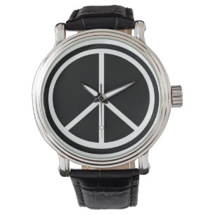 Svart- & vitfredstecken armbandsur
