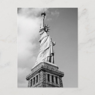 Svart- & vitfrihetsgudinnan, New York vykort