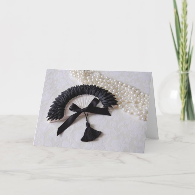 Svart- & vithälsningkort kort (Framsida)