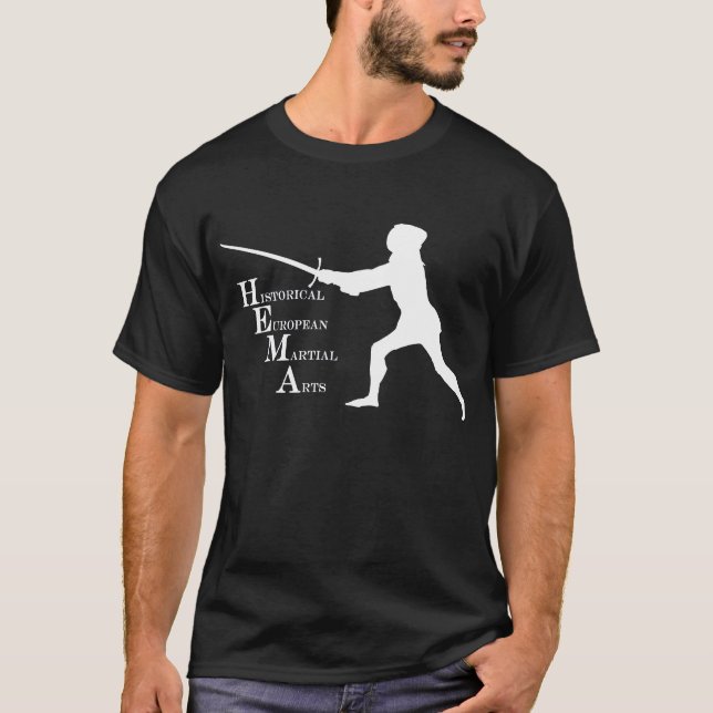 Svart-/vitHema skjorta Tee Shirt (Framsida)