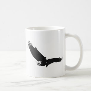 Svart- & vitlandningörn kaffemugg