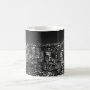 Svart- & vitNew York skyscraper Kaffemugg