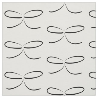 Svart- & vitpilbågetyg tyg