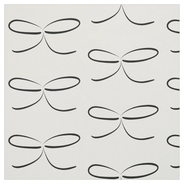 Svart- & vitpilbågetyg tyg (Provkarta)