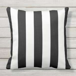 SVART- & VITRANDAR FÖR CHIC PILLOW_MOD UTOMHUSKUDDE