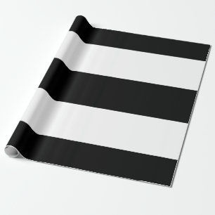 Svart vitrandar presentpapper