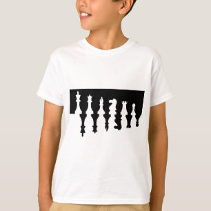 Svart- & vitschacket lappar tee