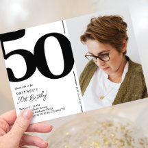 Svart Vitt Foto 50-årsfest