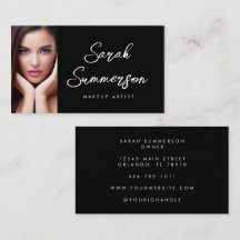 Svart Vitt Foto Makeup