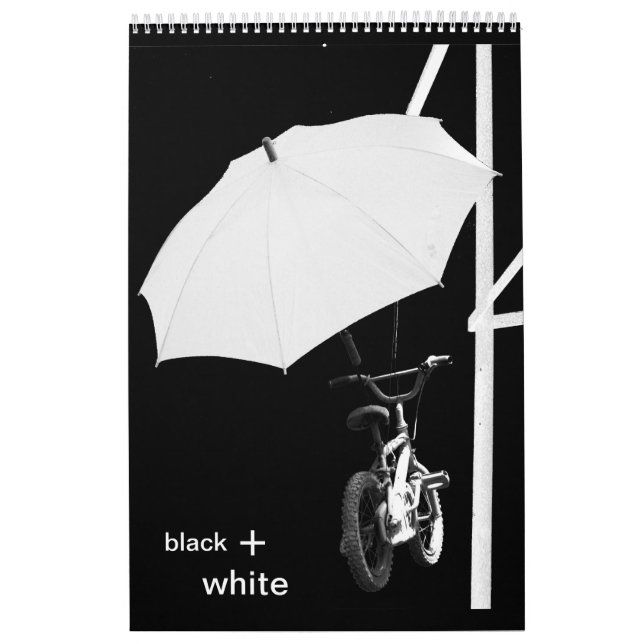 svart + vitt kalender (Omslag)