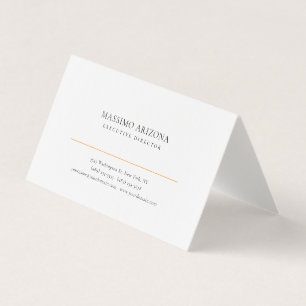 Svart Vitt Minimalistiskt Enkelt Premium Linen Visitkort