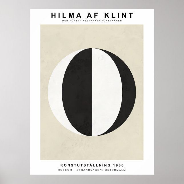 Svart Vitt Poster (Framsidan)