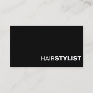 Svart & Vitt Professionell Chic Affärskort Visitkort