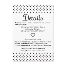 Svart & Vitt Riktningsdetaljer Prickar