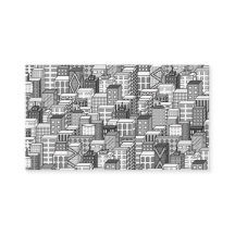 Svart- & vitvektorCityscape