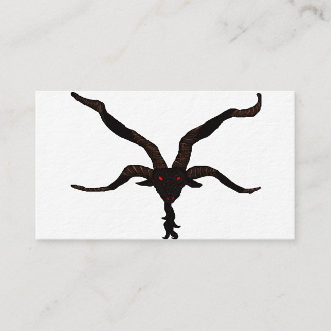 Svart, vulkaniskt Affärskort Visitkort (Framsida)