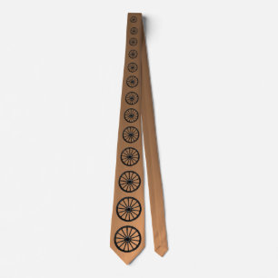 SVART WAGON HJUL-TIE-ON BRUSHED COPPER SLIPS