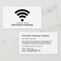 Svart Wi-Fi-Logotyp, informationsteknik, dator
