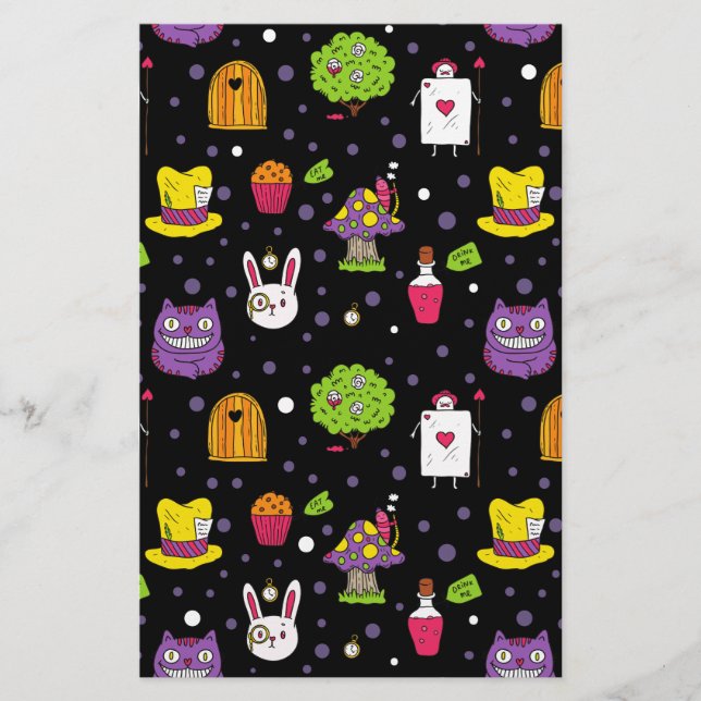 svart Wonderland (Framsida)