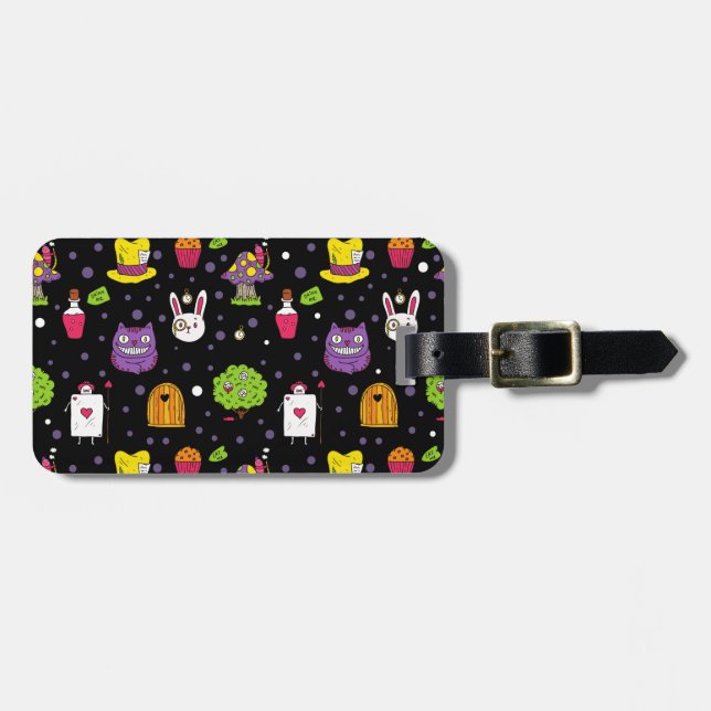 svart Wonderland Bagagebricka (Horisontell Framsida)