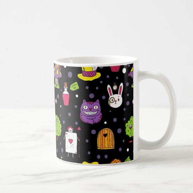 svart Wonderland Kaffemugg (Höger)