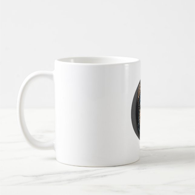 Svart Yorkshire skräcker Kaffemugg (Vänster)