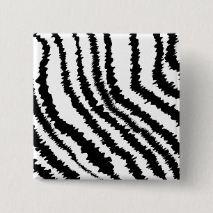 Svart zebra tryckmodell knapp