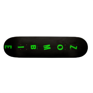 svart ZOMBIE Skateboard Bräda 19,5 Cm