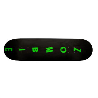 svart ZOMBIE Skateboard Bräda 19,5 Cm