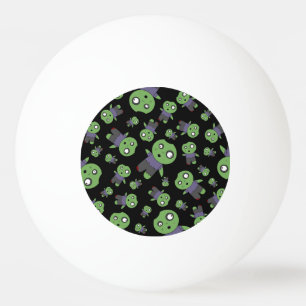 Svart zombies pingisboll