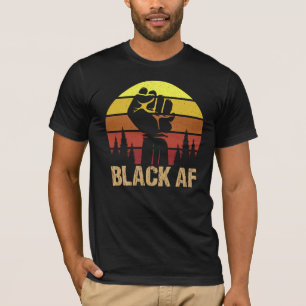 Svarta Af African American Coola Black History Må T Shirt
