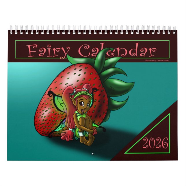 Svarta Älvor 2026 Kalender (Omslag)