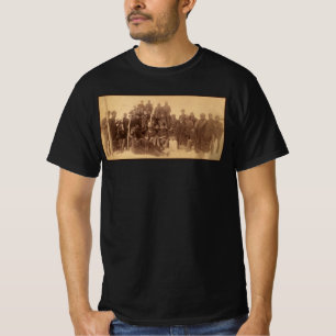 Svarta amerikanska stridande kavalleriet: Buffelkr T Shirt