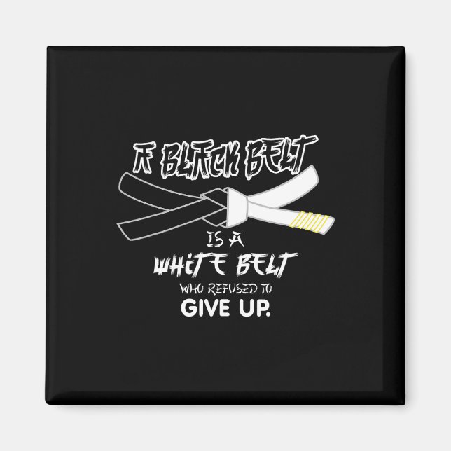 Svarta Bälte är en martialkonst i Bälte Magnet (Framsidan)