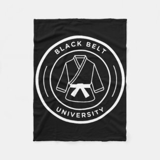 Svarta Bälte Universiteten Fleecefilt
