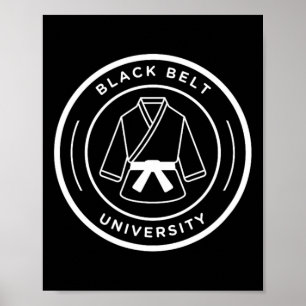 Svarta Bälte Universiteten Poster