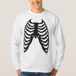 svarta ben i revbur halloween costume t shirt
