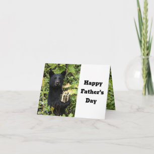 Svarta björnen Fars dag, bästa Pappa Kort