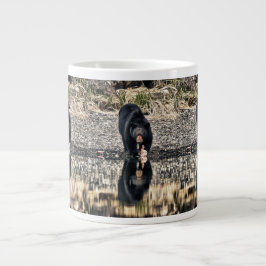 Svarta Björnreflektioner Jumbo Mugg