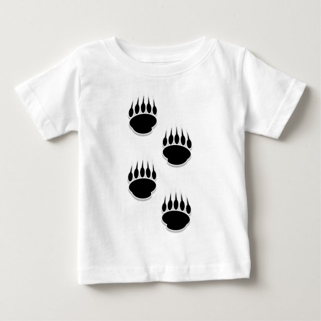 Svarta björnspår tee (Framsida)