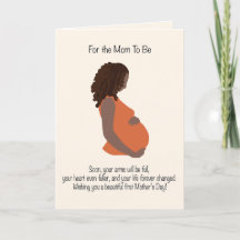 Svarta blivande mors dag